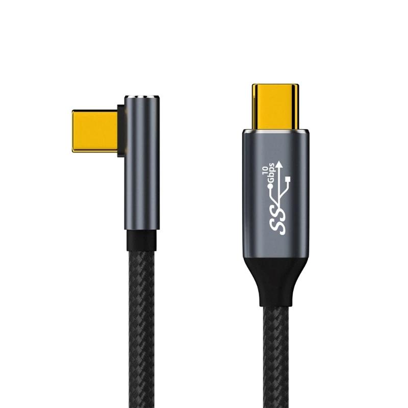 C1FB USB C to C 3.1 10Gb ̺ 90  Type-C  ڵ 4K60Hz  